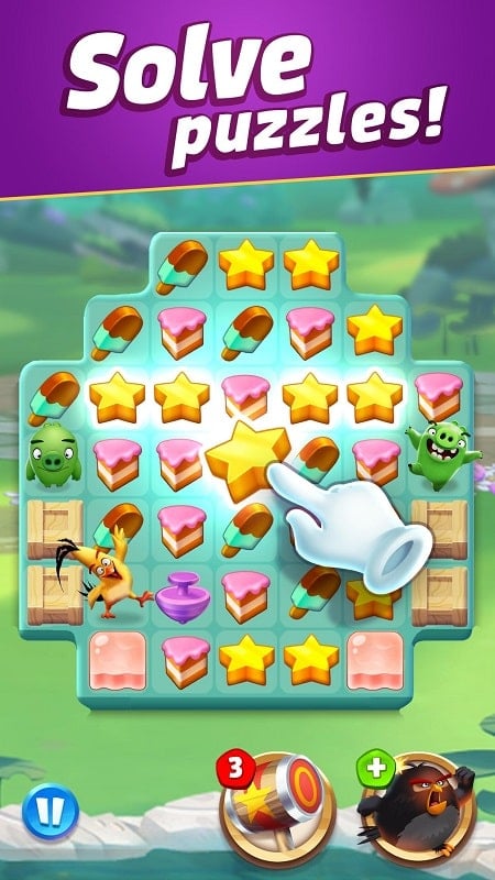 Angry Birds Match 3 mod download