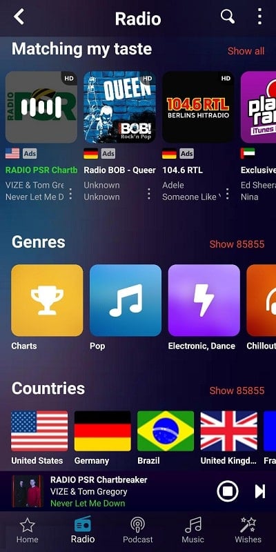 Audials Radio Pro mod apk