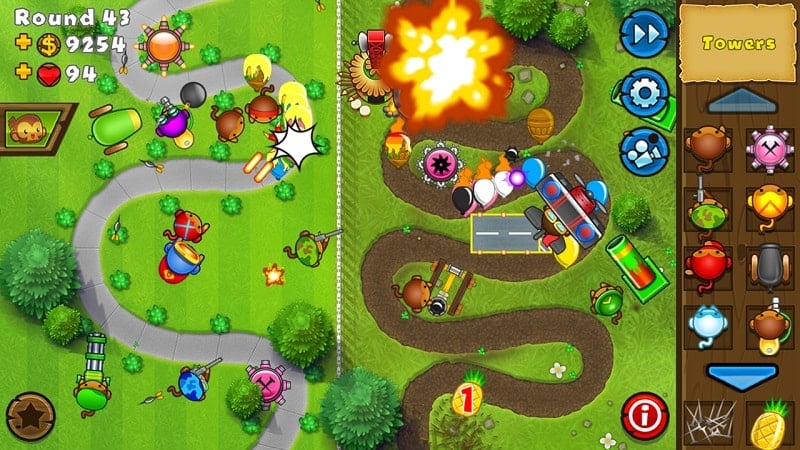 Bloons TD 5 mod apk