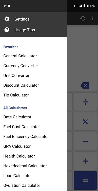 ClevCalc mod