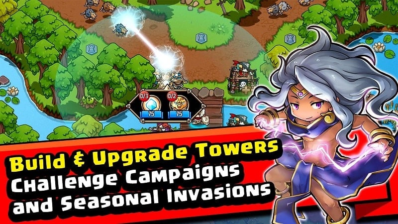 Crazy Defense Heroes mod apk