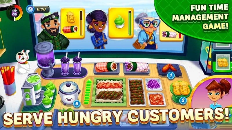 Dinner Dash mod apk free