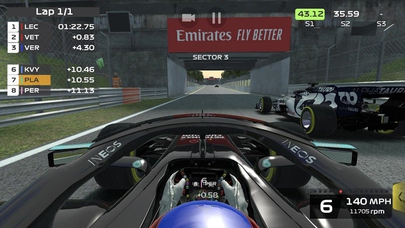 F1 Mobile Racing mod apk