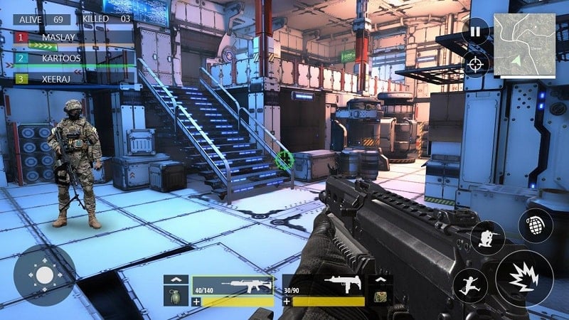 FPS War Modern Combat mod mod