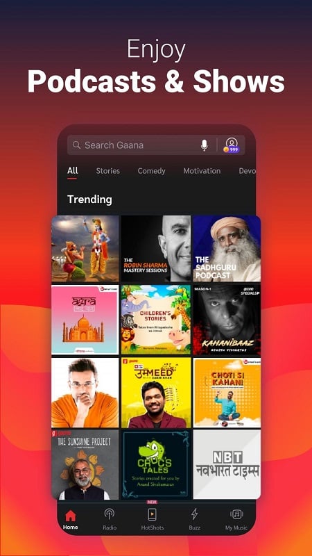 Gaana Music mod apk