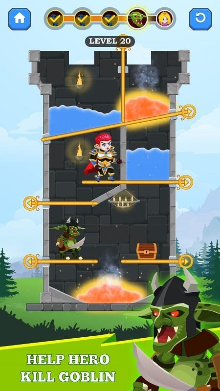 Hero Rescue mod apk