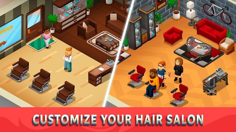 Idle Barber Shop Tycoon mod apk free