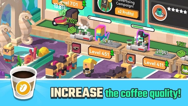 Idle Coffee Corp mod free