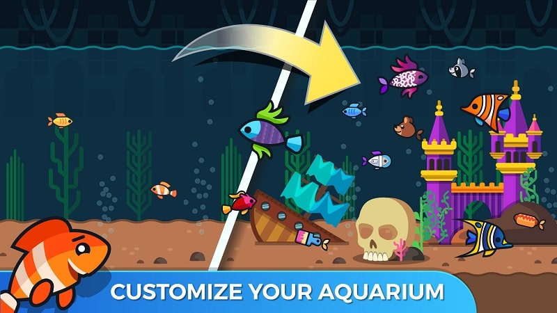 Idle Fish Aquarium mod apk