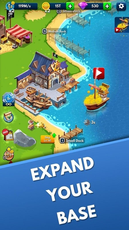 Idle Pirate Tycoon mod apk