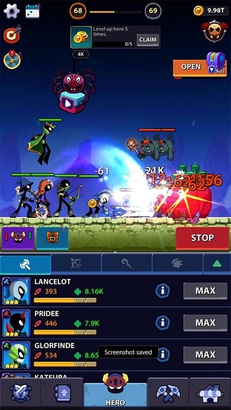 Idle Stickman Heroes mod apk