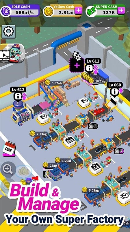 Idle Super Factory free mod