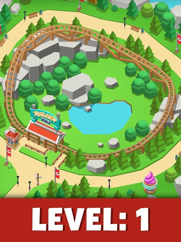 Idle Theme Park Tycoon mod download