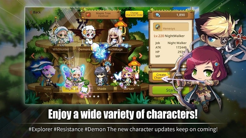 MapleStoryM mod free