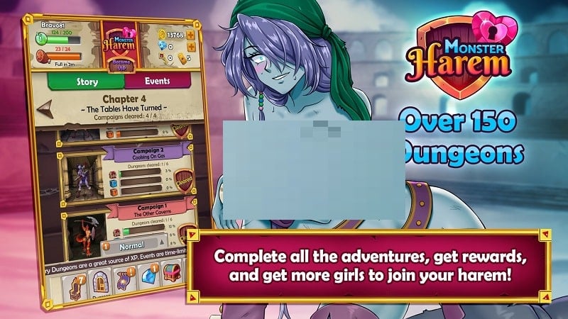 Monster Harem mod apk