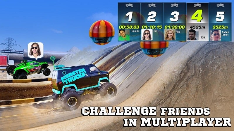 Monster Truck Racing 2021 mod apk