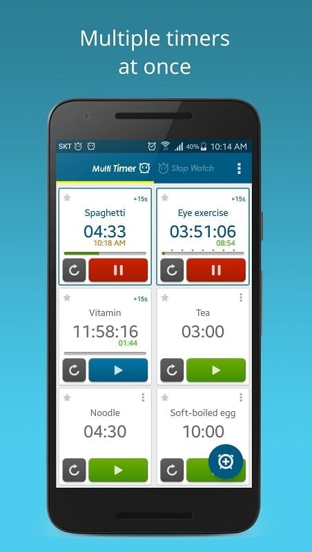 Multi Timer StopWatch mod