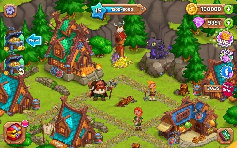 North Dragon Island mod apk