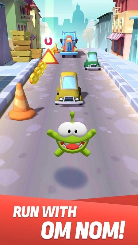 Om Nom Run mod apk