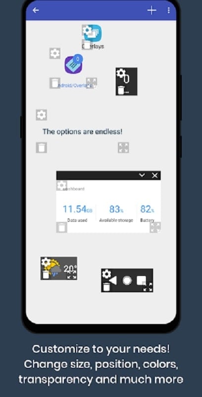 Overlays Floating Launcher mod free