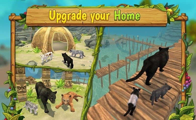 Panther Family Sim Online mod free