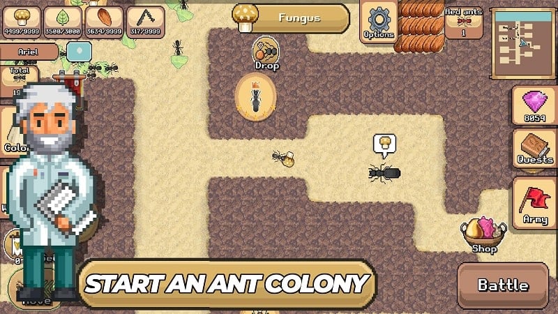 Pocket Ants mod