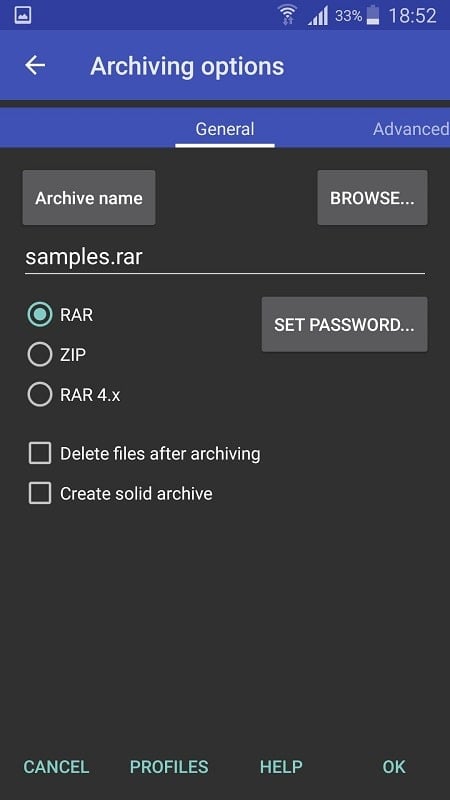 RAR mod android