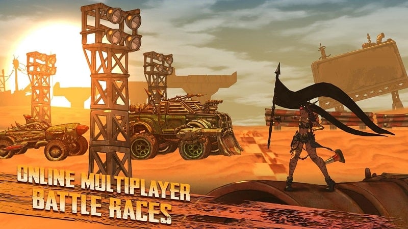 Road Warrior Combat Racing mod apk