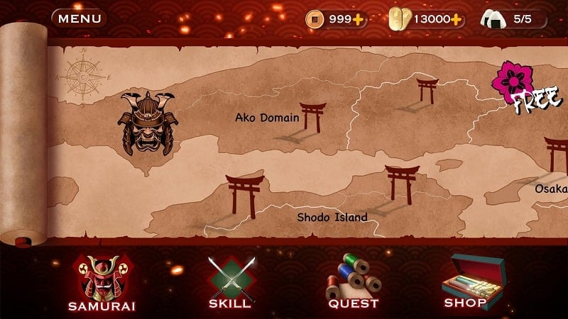 Samurai 3 mod apk free