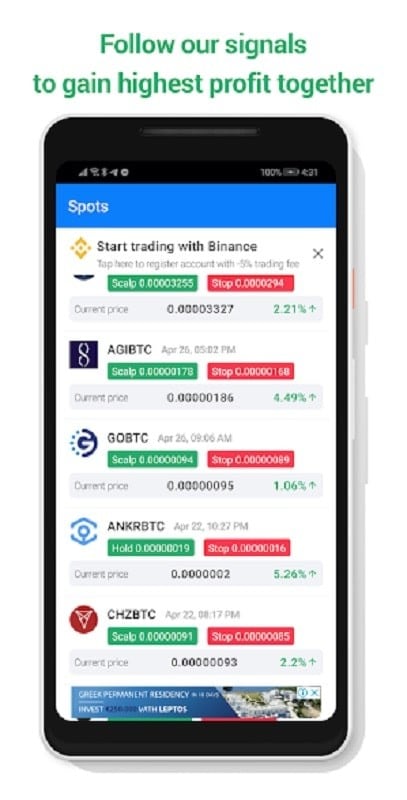 Signals Crypto mod apk