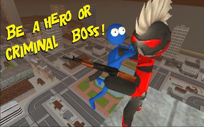 Stickman Rope Hero mod apk