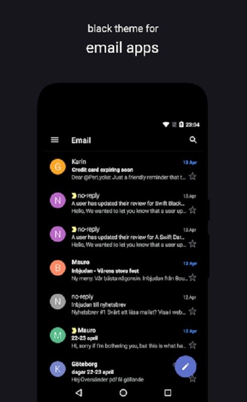 Swift Black Substratum mod android