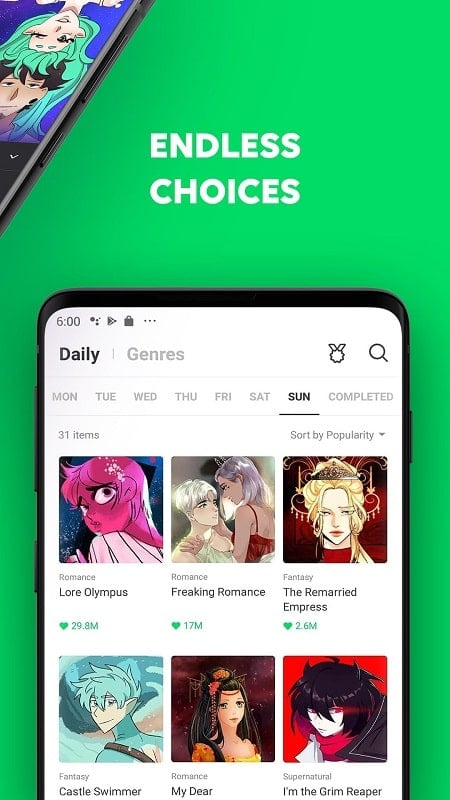 WEBTOON mod android