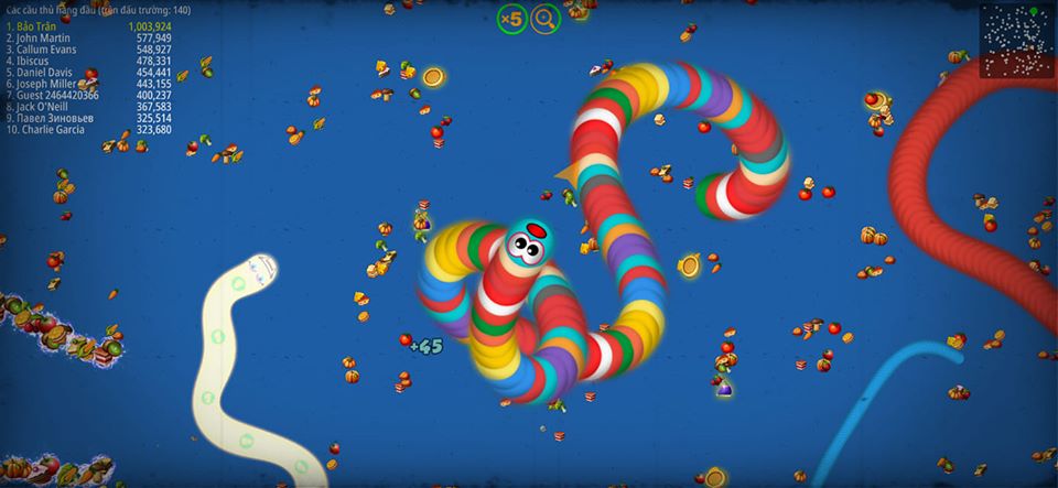 Worms Zone .io MOD