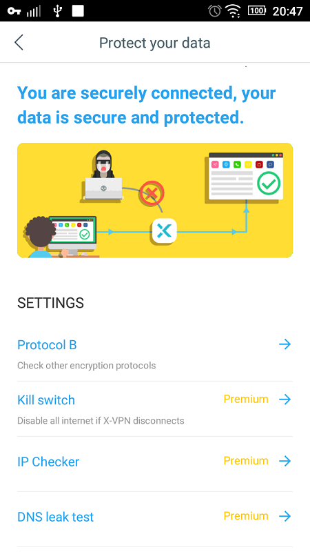 X VPN MOD APK