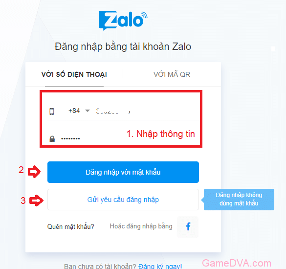 Zalo web