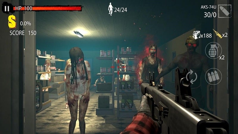 Zombie Hunter D Day mod apk