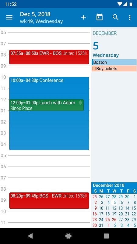 aCalendar mod apk