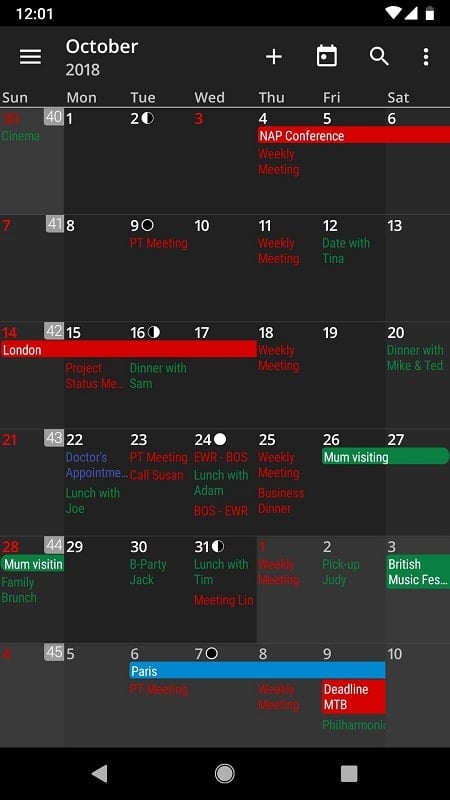 aCalendar mod free