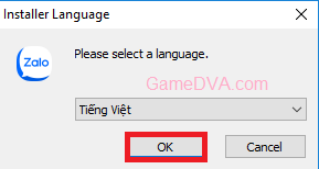 cài đặt Zalo trên máy tính
