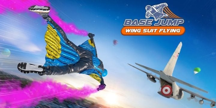 Base Jump Wing Suit Flying