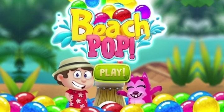 Bubble Shooter Beach Pop Game