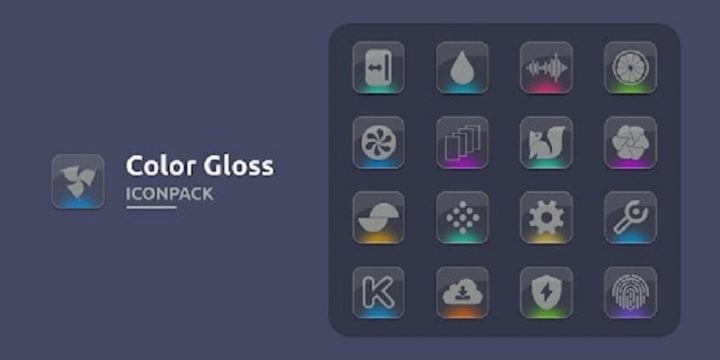 Color gloss icon pack-