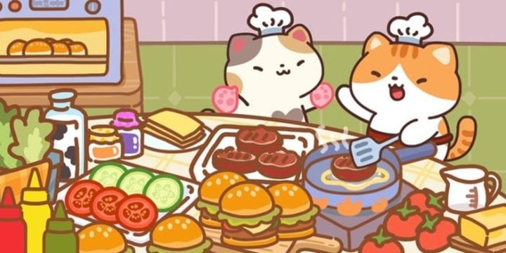 Cat cooking bar