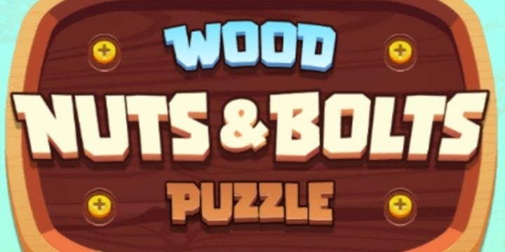 Wood Nuts & Bolts Puzzle