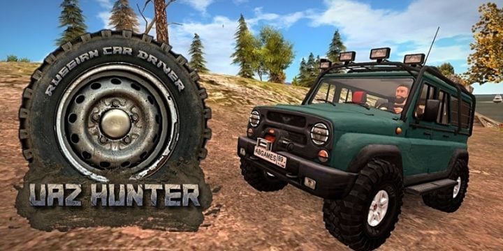 Russian Car Driver UAZ HUNTER