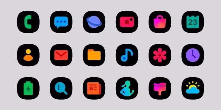 OneBlack Icon Pack