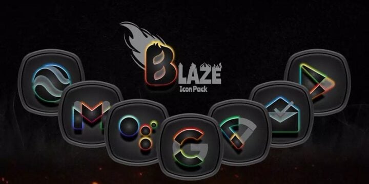 Blaze Dark Icon Pack