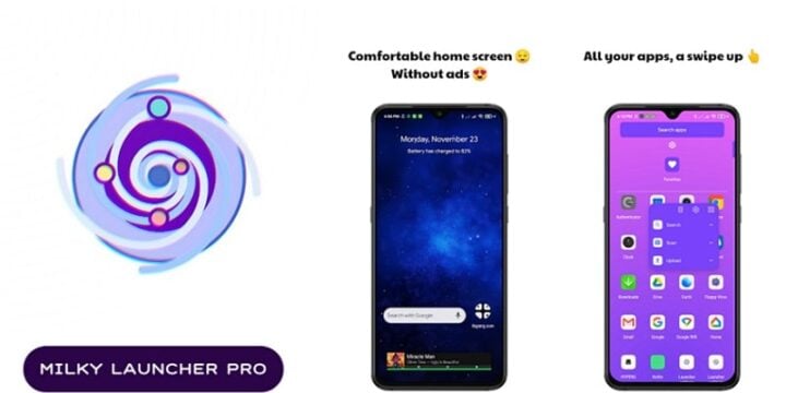 Milky Launcher Pro