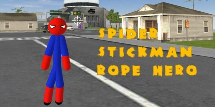 Stickman Spider Rope Hero